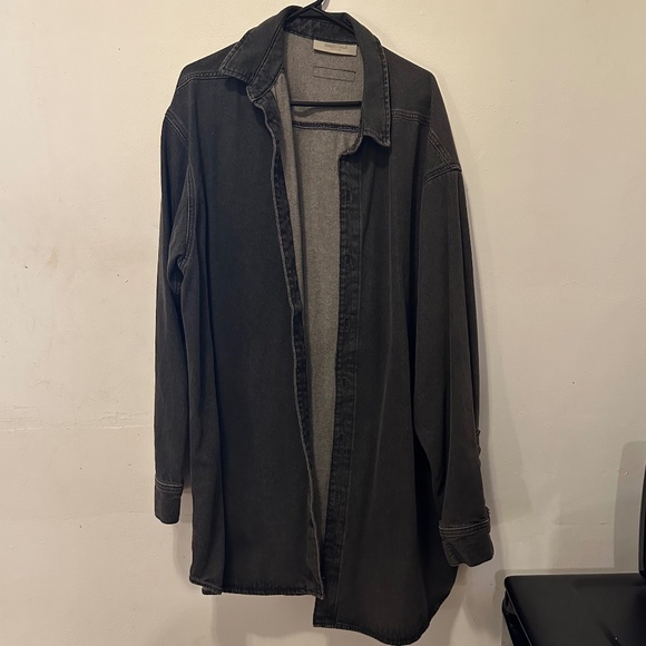 FOG Fear Of God Denim Shirt Black XL - Picture 1 of 5